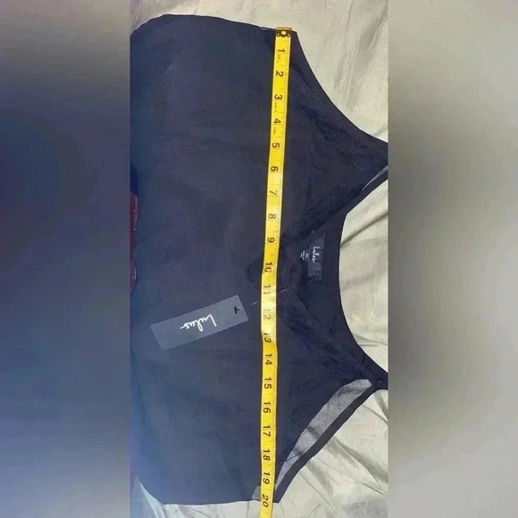 Lulu’s Women’s XL Mesh Trim Women’s Tank Top - Picture 4 of 4